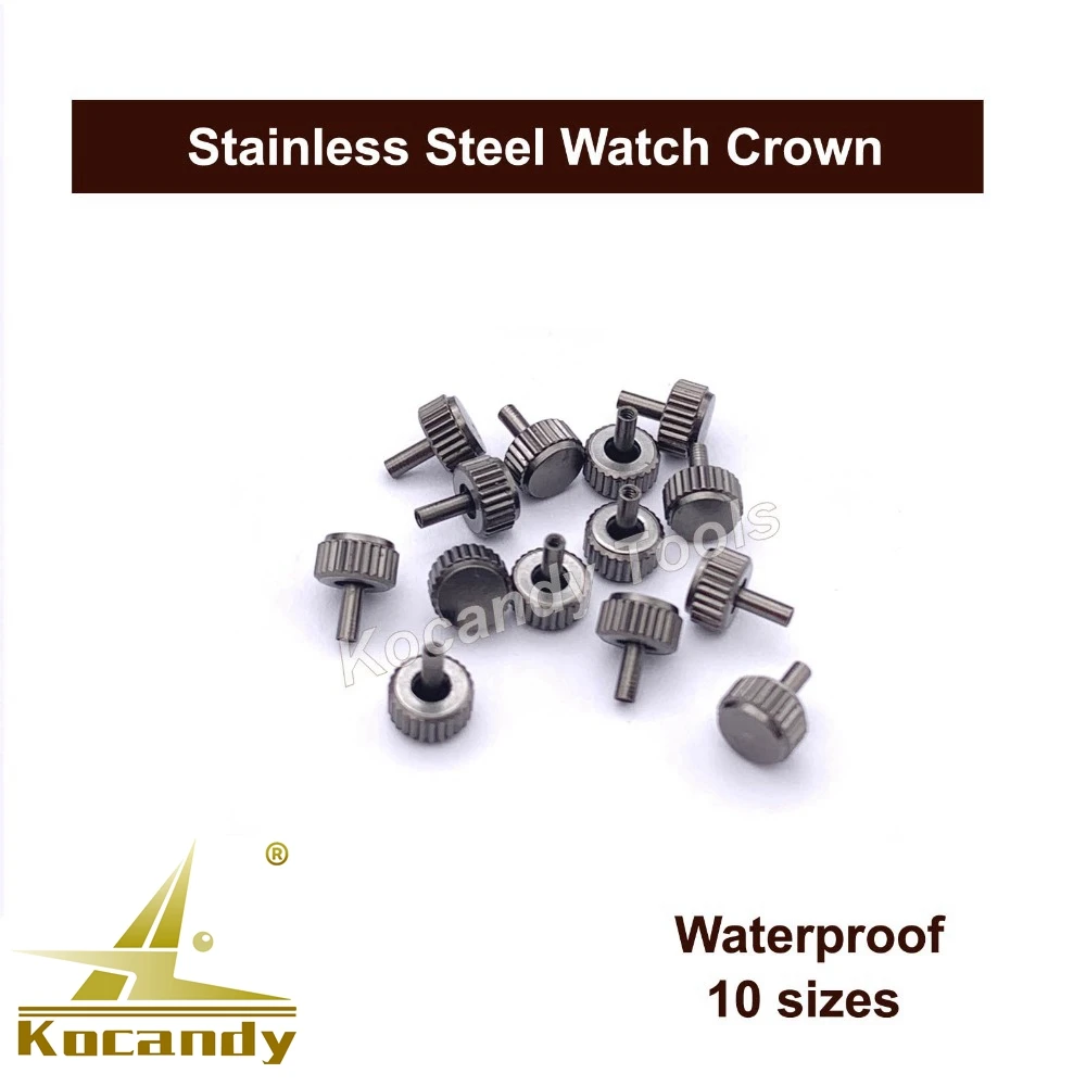 Assista Crown Parts Substituição Assorted Ver Repair Kits para Relojoeiros à Prova Dágua - Image 3
