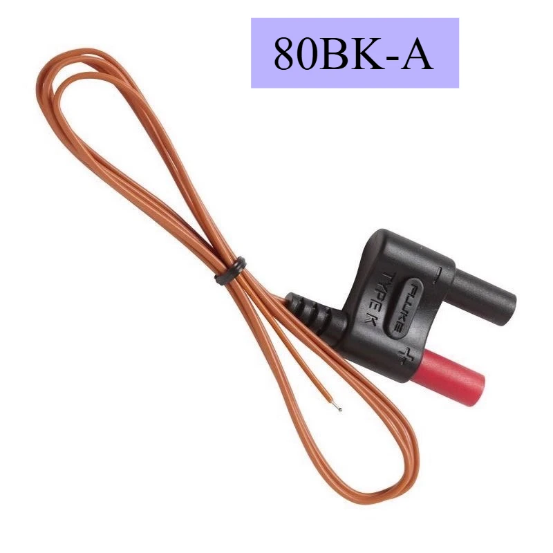 1 unidad para Fluke 17B + cable de temperatura 87V179 termopar FLUKE 80BK-A sonda de prueba de cable de temperatura