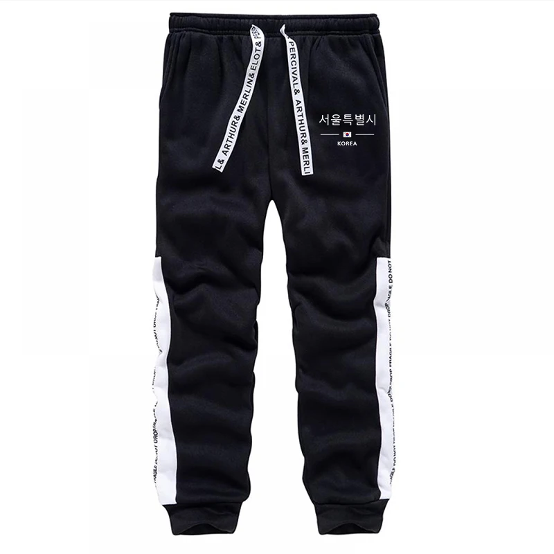 Chándal para hombre, sudaderas informales estampadas, ropa deportiva para deportes al aire libre, trotar, ropa para hombre, pantalones con capucha de una sola pieza, estilo coreano
