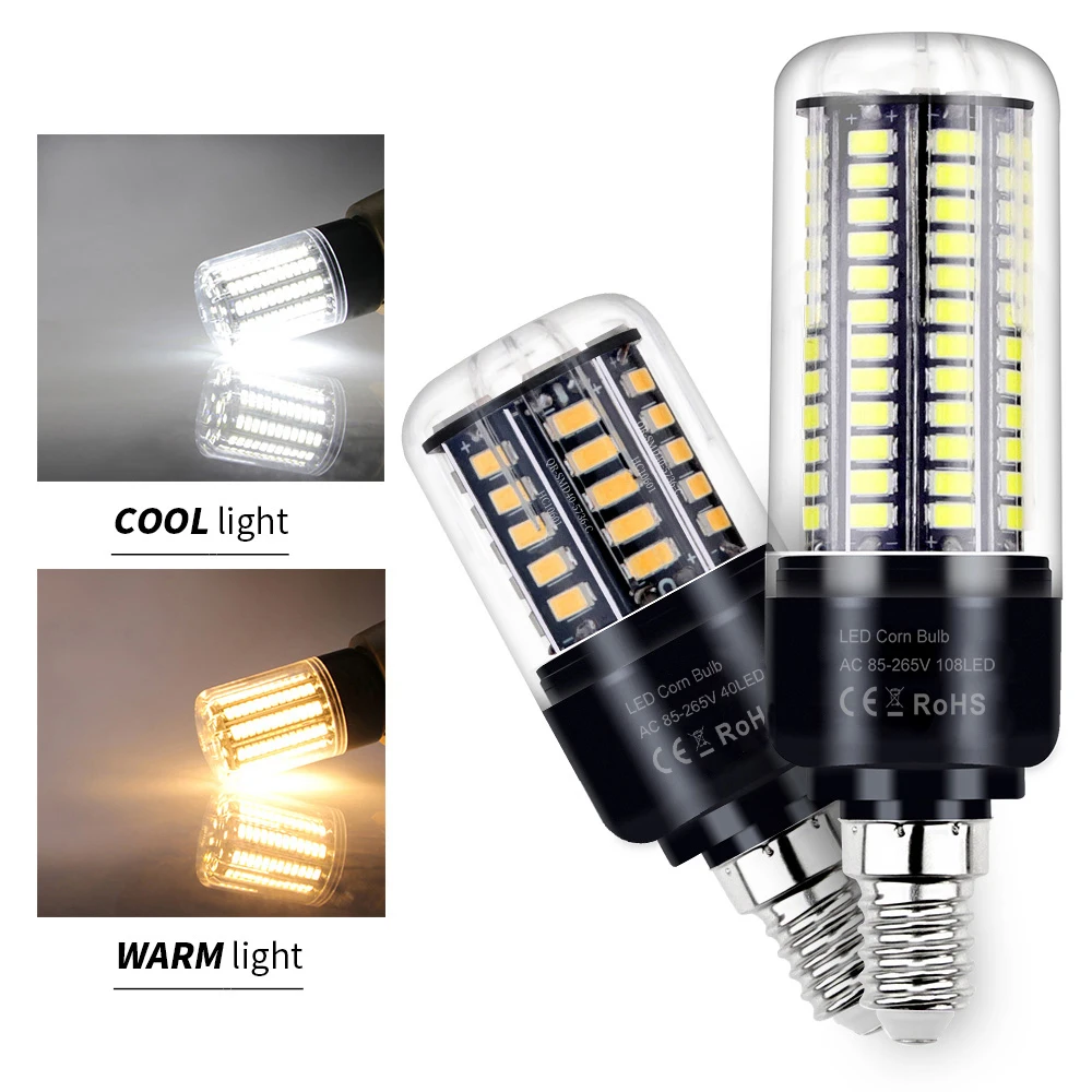 30W LED E27/E26 콘 라이트 전구 E14 샹들리에 램프 B22 천장 전구 AC 85-265V 무플리커 가정용 거실용 냉/온백색