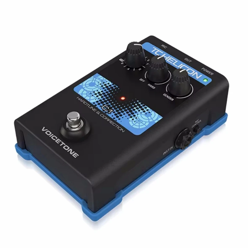 TC Helicon Voicetone C1 Hardtune e Correção Pedal de Guitarra