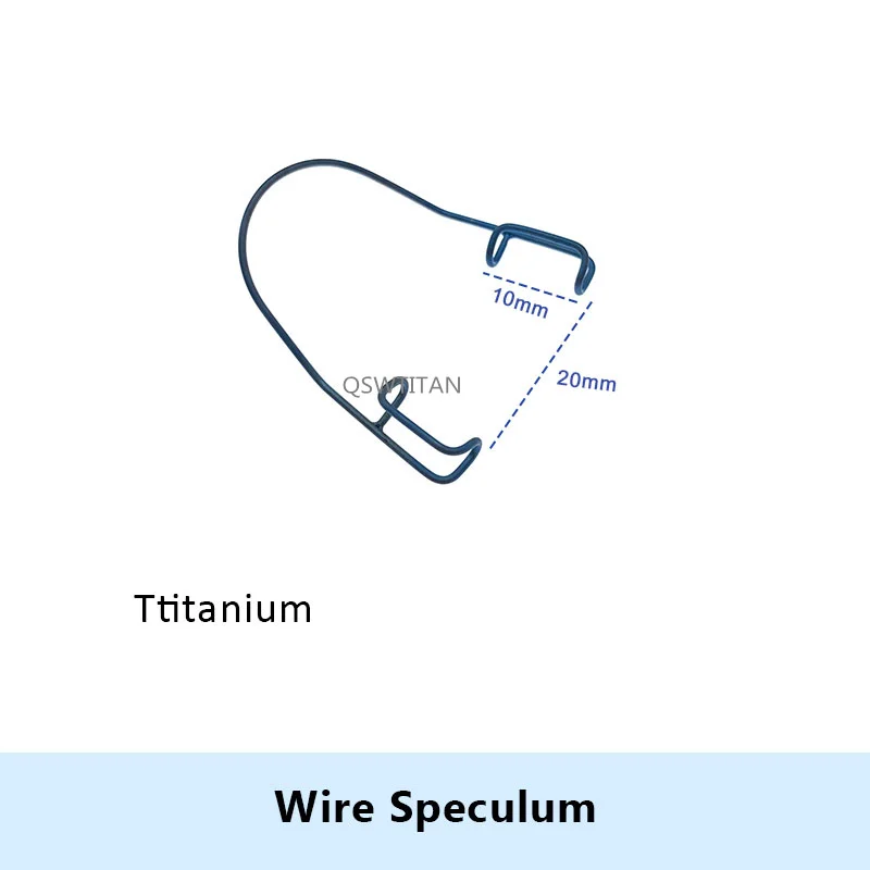 Eye Speculums Ophthalmic Speculum Wire Blade Eye Opener Titanium Double Eyelid Tool Ophthalmic Surgical Instruments 1pc