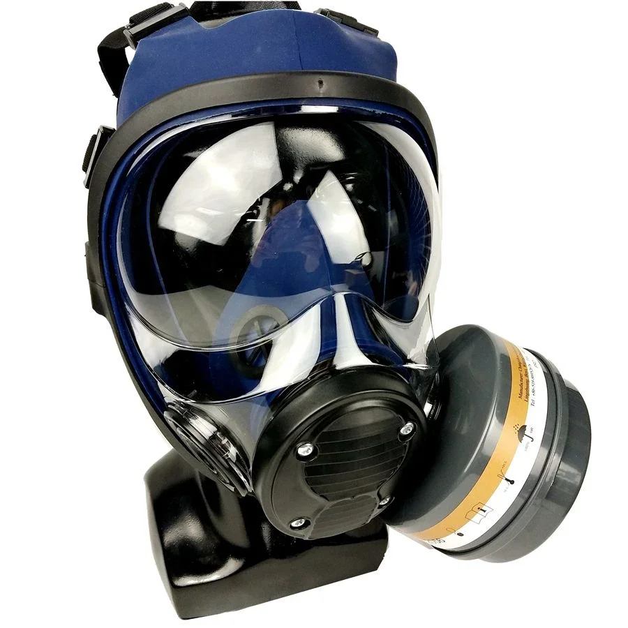 

Dust Chemical Toxic Breathing Respirator Face Shield Eye Protection Soft Full Face Silicon Gas Mask