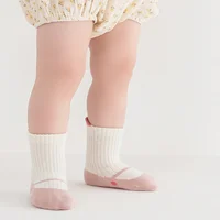 3 paires/lot chaussettes pour enfants pour filles garçons coton doux enfant en bas âge plancher maison chaussettes pour bébé élégant mode enfants chaussette anti-dérapant nouveau 5