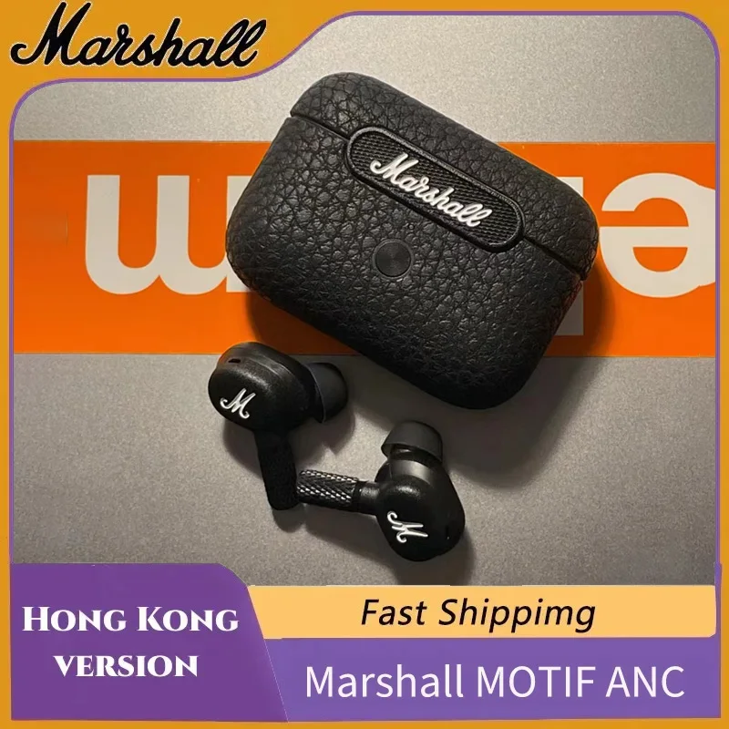 

Marshall MOTIF ANC True Bluetooth 5.2 Headphones Active Noise Cancelling Headphones In-ear Earbuds Waterproof Headset HKversion