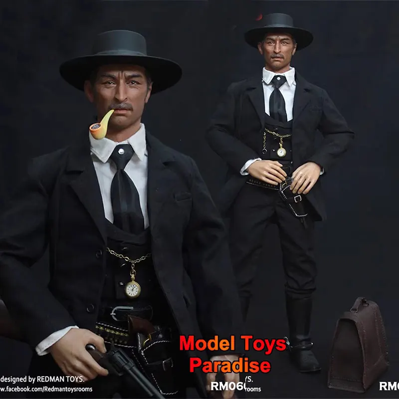 

REDMAN TOYS RM060 1/6 Scale Men Soldier West Cowboy Full Set 12inch Action Figure Collectible Gifts