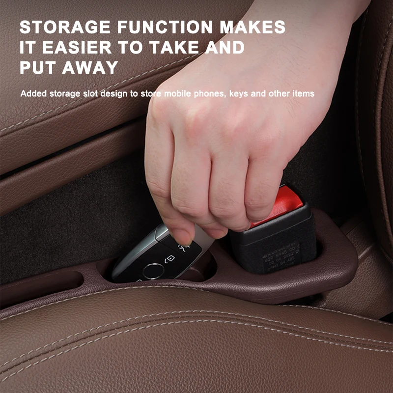 Black Polyurethane Car Seat Gap Filler Strip Universal