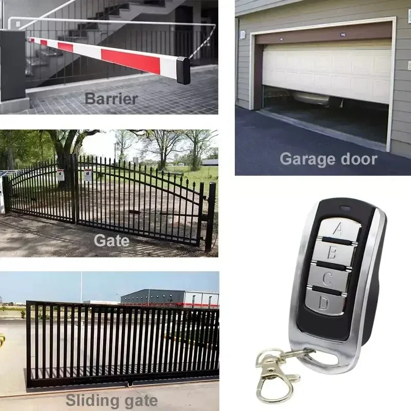 Garage Remote Controller 3pcs Electronic Gate 433mhz Gate Key Fob Command Hand Transmitter Wireless Shutter Door