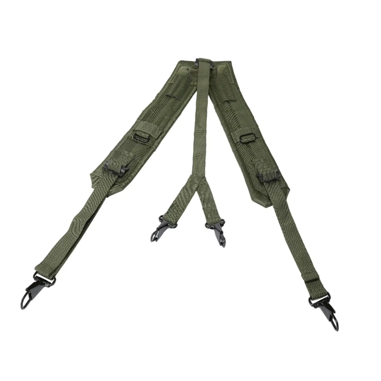 Y Shaped Suspenders Belt Men Women Durable Multipurpose Adjustable Shoulder Strap for Travel Camping Hiking Outdoor Backpacking