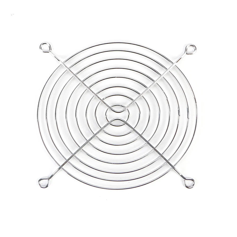 Pc fan protector 5pcs Cooling Fan Guard Metal Mesh Grill Computer Cover Fan Grill Protective Cover 120mm/12cm Iron Net Computer Accessories