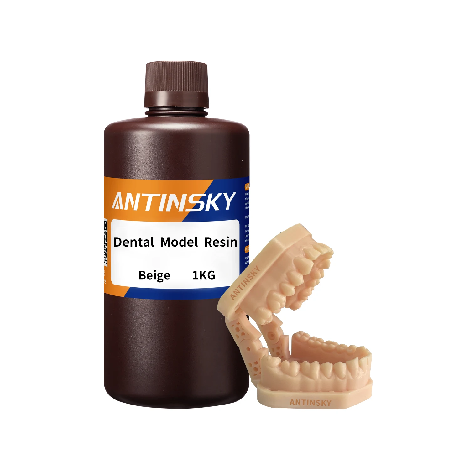안틴스키 치과 모델 레진 405nm 1KG 헤이기어즈/스프린트레이 LCD 3D 프린터용 고정밀 치아 저수축 빠른 경화