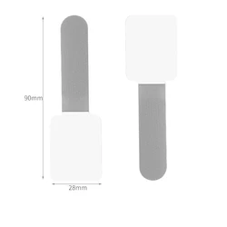 Self-Adhesive Reusable Cable Ties and Wire Organizer Holder - 20Pcs (Velcro cabler- Gray)