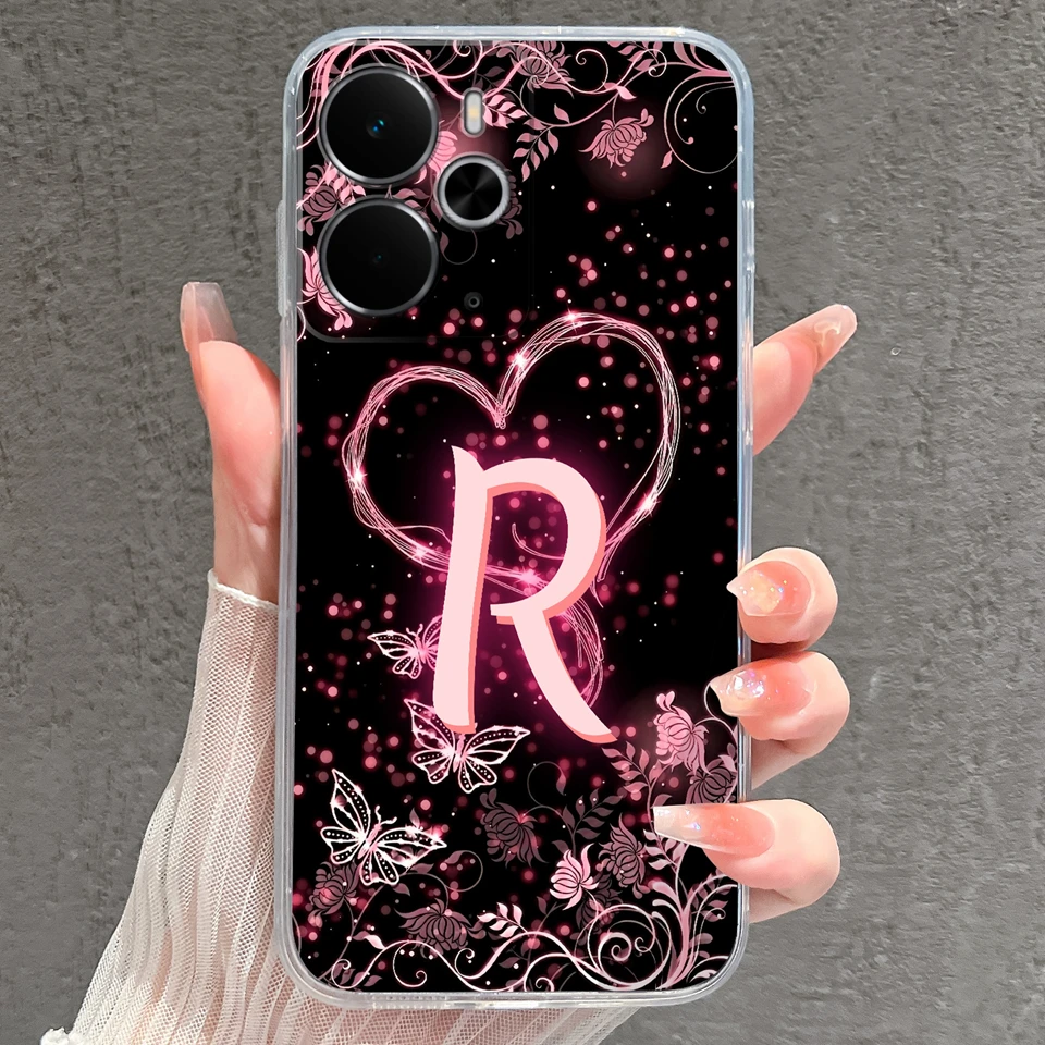 Sparkling Butterfly Shockproof Non-slip Transparent Phone Case Housing