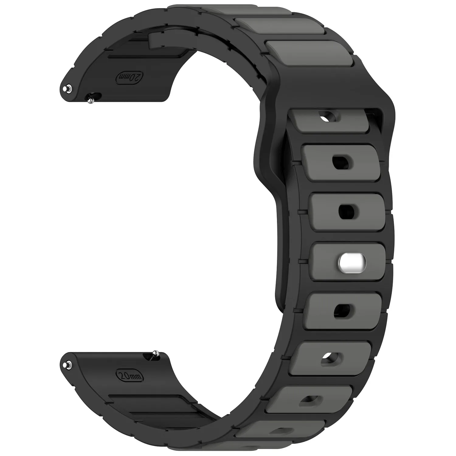 22mm Sports Silicone Strap for Smartwatches - Durable and Comfortable Wristband