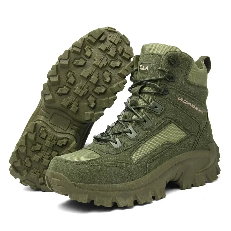 Men Outdoor Boots Waterproof Ankle Desert Hiking Work Safety