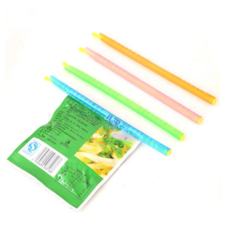 5/10pcs Sealing Rod Plastic Household Kitchen Tools Portable Freshly Preserved Moisture-proof Leak Prevention Bag Sealer TMZ 4