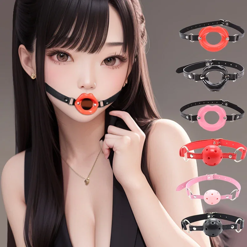 

Adult Games Silicone Lips O Ring Open Mouth Gag Oral Fetish Obedient Slave BDSM Bondage Restraints Cosplay Sexy Toys Accessories