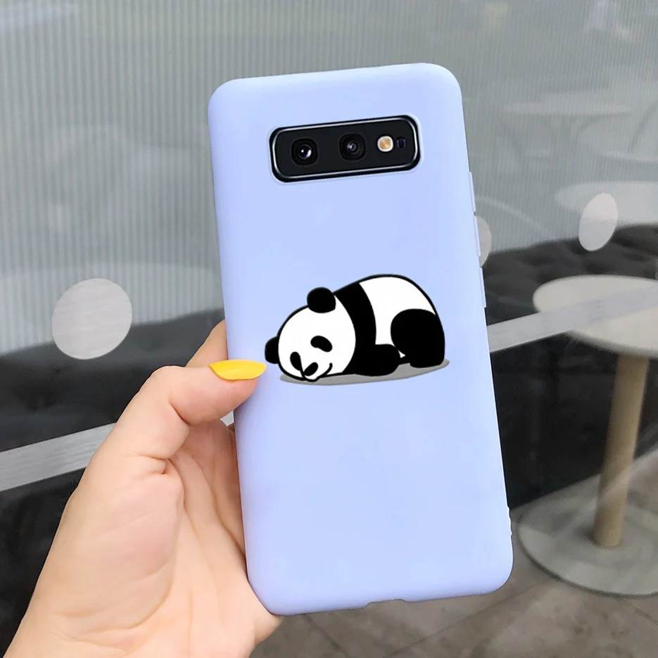 Lovely Pattern Soft Silicone Matte Phone Case with Bumper Protection