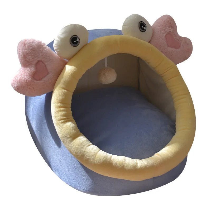 Dog Cave Bed Winter Thicken Comfortable Pet Sleeping Bag Cozy Kitten Lounger Cushion Top Quality Cats House