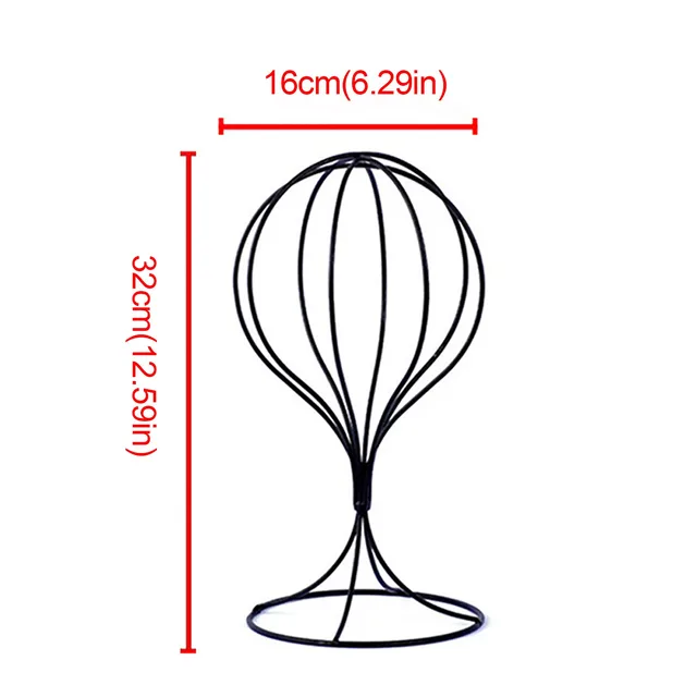 Fém Kalap Állvány Tartó Parókák Head Kijelző Paróka Tároló Вешала Д Шшя - Image 5