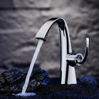 Hot and cold faucet, all copper gun gray bathroom, face wash basin, upper and lower basin, bathroom cabinet 4