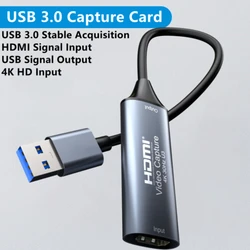 Ultra HD Video Capture Card for Recording and Live Streaming (USB 3.0)