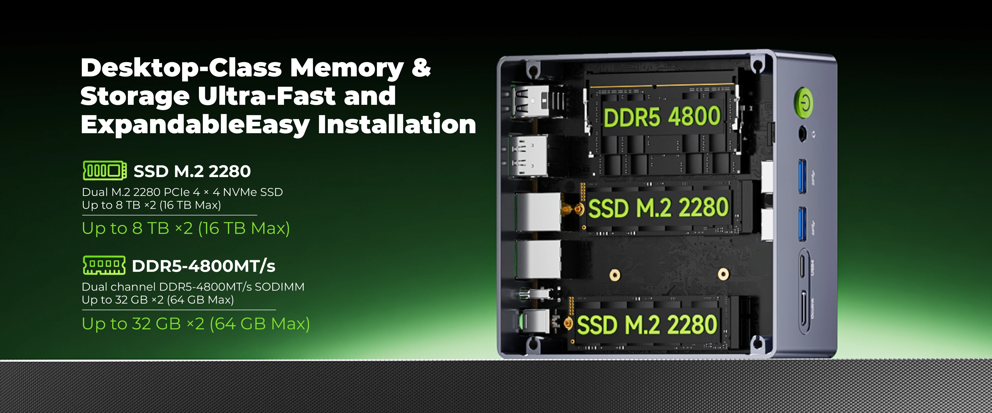 GMKtec ミニPC M7 Ultra NUCBOX AMD Ryzen7 PRO 6850H AMD Radeon