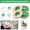 10PCS 4 Inch Car Wool Buffing Polishing Pads Felt Polishing Wheel Disc for 100 Angle Grinder Buffer Bore Dia Buffing Wheel  Pads 3