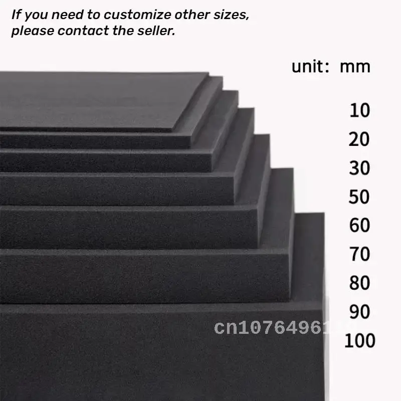 30x30cm High Density Foam Pad Toolbox Shock-absorbing Foam Sheet For Hard Case And Flight Case Cuttable Sponge Cushion 30x20cm