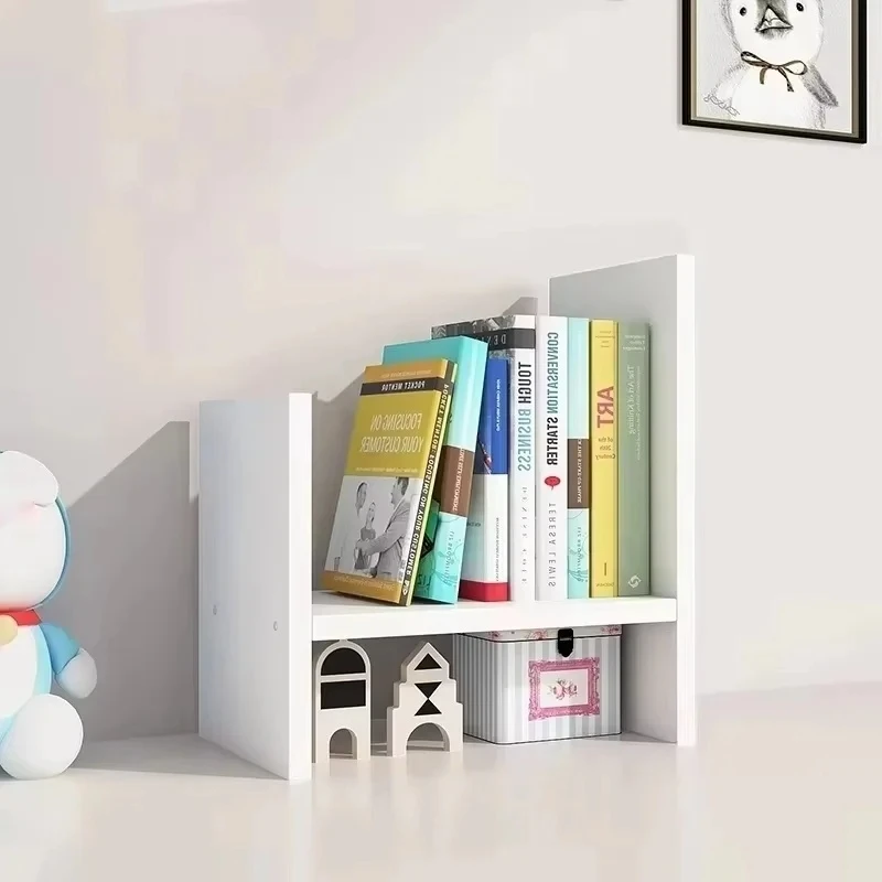 Scaffale Telescopico da Scrivania Stile INS, Organizzatore per Ufficio, Cameretta Bambini, Dormitorio, Design Semplice, Ripiani da Scrivania - immagine 5