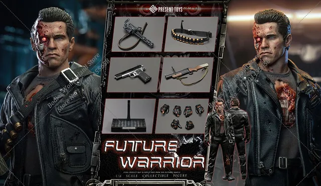 PRESENT TOYS PT-SP39 ターミネーター T-800 フィギュア PRESENT TOYS PT-sp39 1/6 Scale Terminator T800 Action Figure