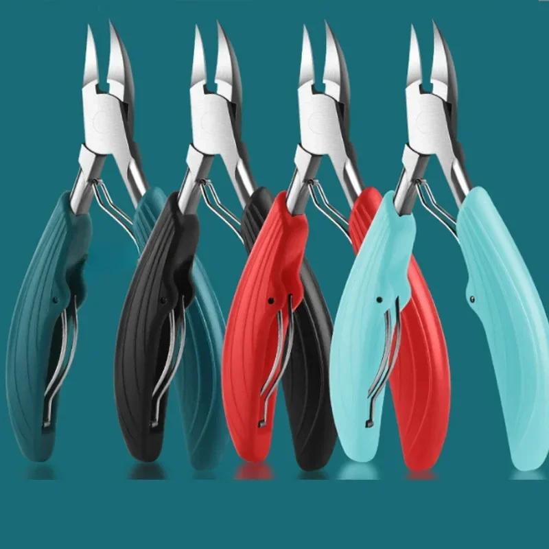Toe Nail Clippers Ingrown Toenail Tool Thick Nails Dead Skin Dirt Remover Curved Blade Nail Tool toe nail clipper nail clippers
