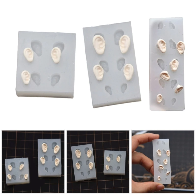 

Beautiful Ears Craft Silicone Mold Ear Sculpting for Pottery Clay DIY Projects