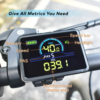 Parti di biciclette Accessori per scooter Parti di scooter Scooter elettrico Computer da bici Schermo LCD Tachimetro per bicicletta
