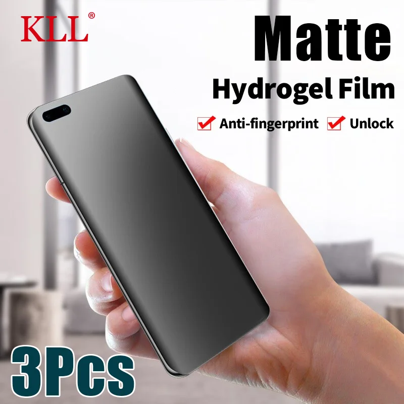 1-3pcs Matte Hydrogel Film for Huawei Nova 10 9 SE 11 Y90 P60 P50 P40 P30 Lite Mate 50 40 30 20 60 Pro Frosted Screen Protector 1 3pcs full curved hydrogel film for honor 50 pro view 40 30 20 x10 x30 max 8x 9x 10 20 30 50 lite 30s 30i 20i 10i 20s not glass