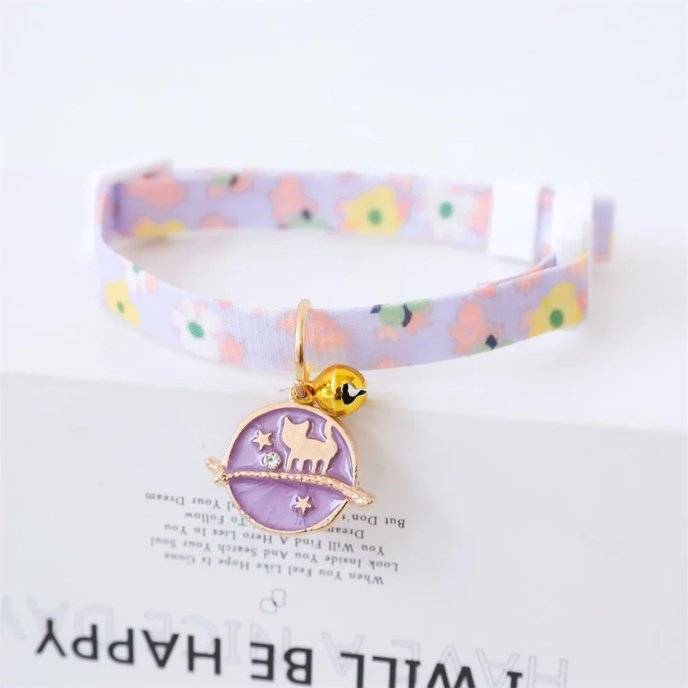 Title 9, Pet Collar With Pendants Footprint Colorful Dog...