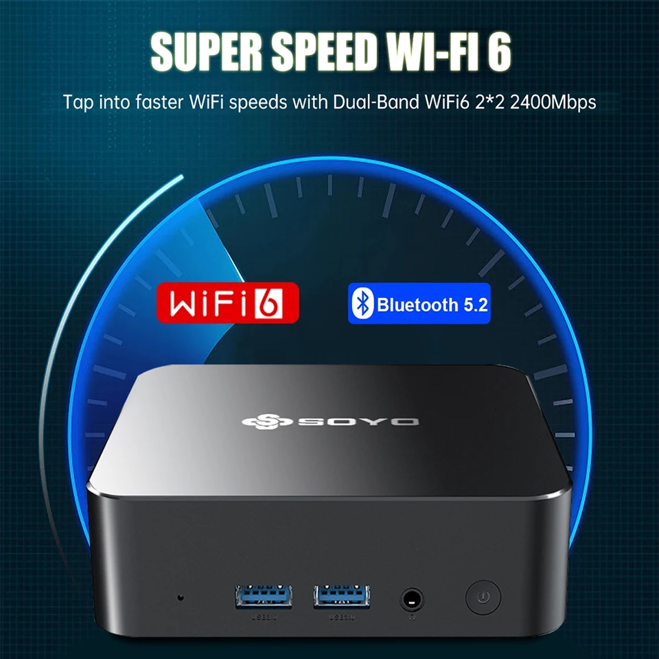 SOYO M4 PRO Mini PC Intel N150 Mini PC Computer PC Win11 Pro