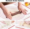 Silicone Baking Mat Kneading Pad Dough Mat Pizza Cake Dough Maker Kitchen Cooking Grill Non-Stick Gadgets Bakeware Pastry Mat 2
