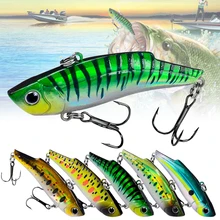 Appât dur flottant artificiel pour la pêche, leurre pour attraper des poissons, matériel pour pêcher des bars, des brochets, des Crankbait, avec triple hameçon, 7cm, 14g