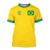 Children's T-Shirts Brazil T-Shirts Beautifully Designed Round Neck Oversized Streetwear Casual Wear Boys Girls Adult Sportswear 5