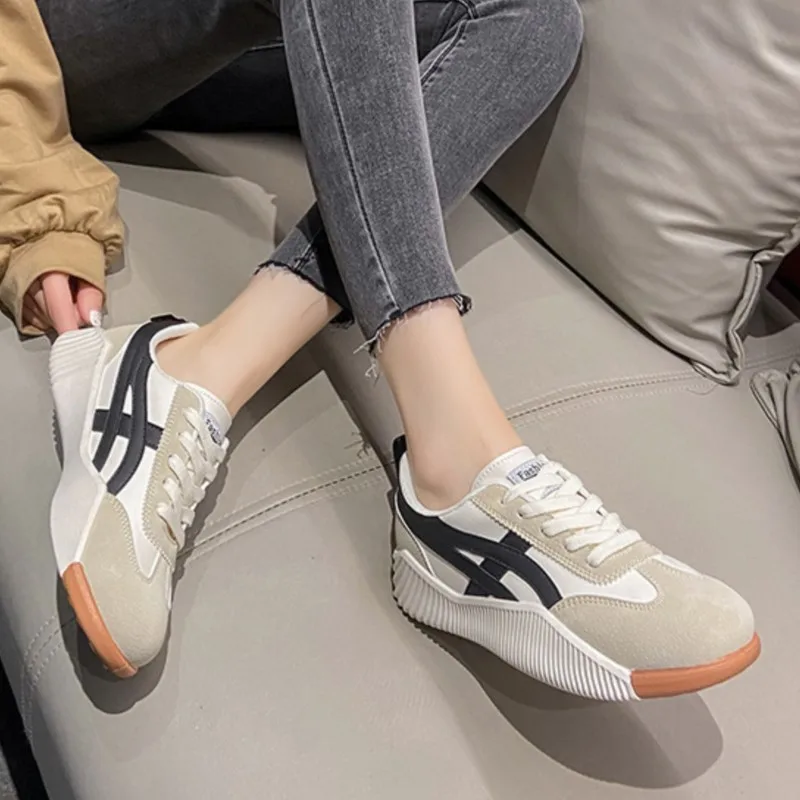 Crestar Women's Casual Shoes Fashion Soft Bottom Sneakers Leisure Breathable Mesh Athletic Shoes Comfort Low-top Walking Shoes 3