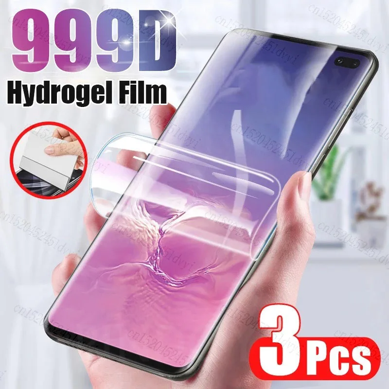 

3PCS Hydrogel Film For Xiaomi Redmi Note 11 12 Pro Plus 5G 9S 10S 11S Screen Protector For Redmi Note 10 9 8 Pro 10C 9A 8