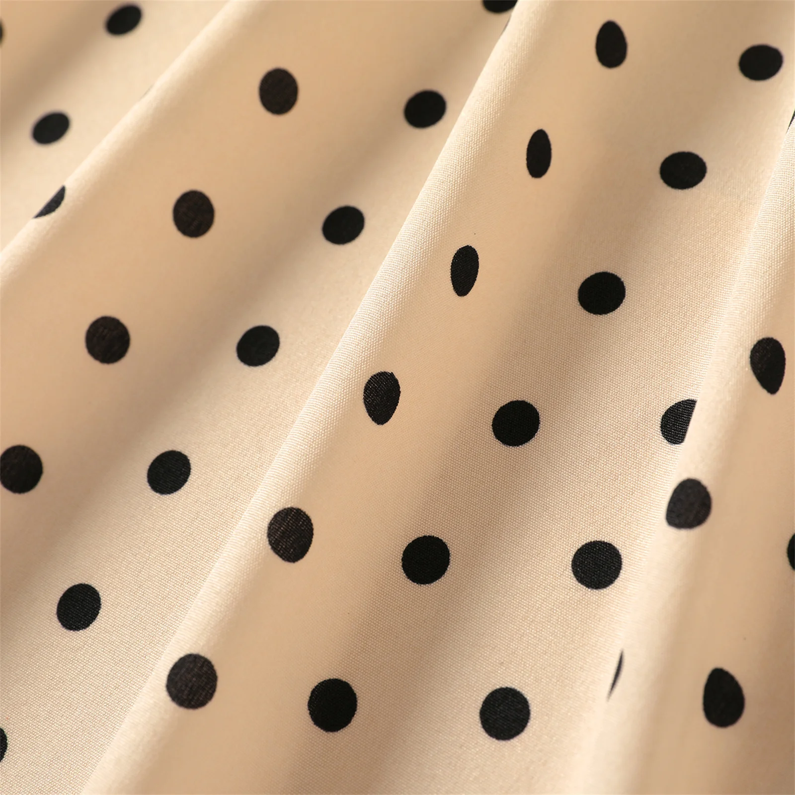 Girl Dresses Kids Clothes Girl Polka Dots Ribbed Girls Splice Sleeveless Dress & Belt 2pcs PatPat girls dress