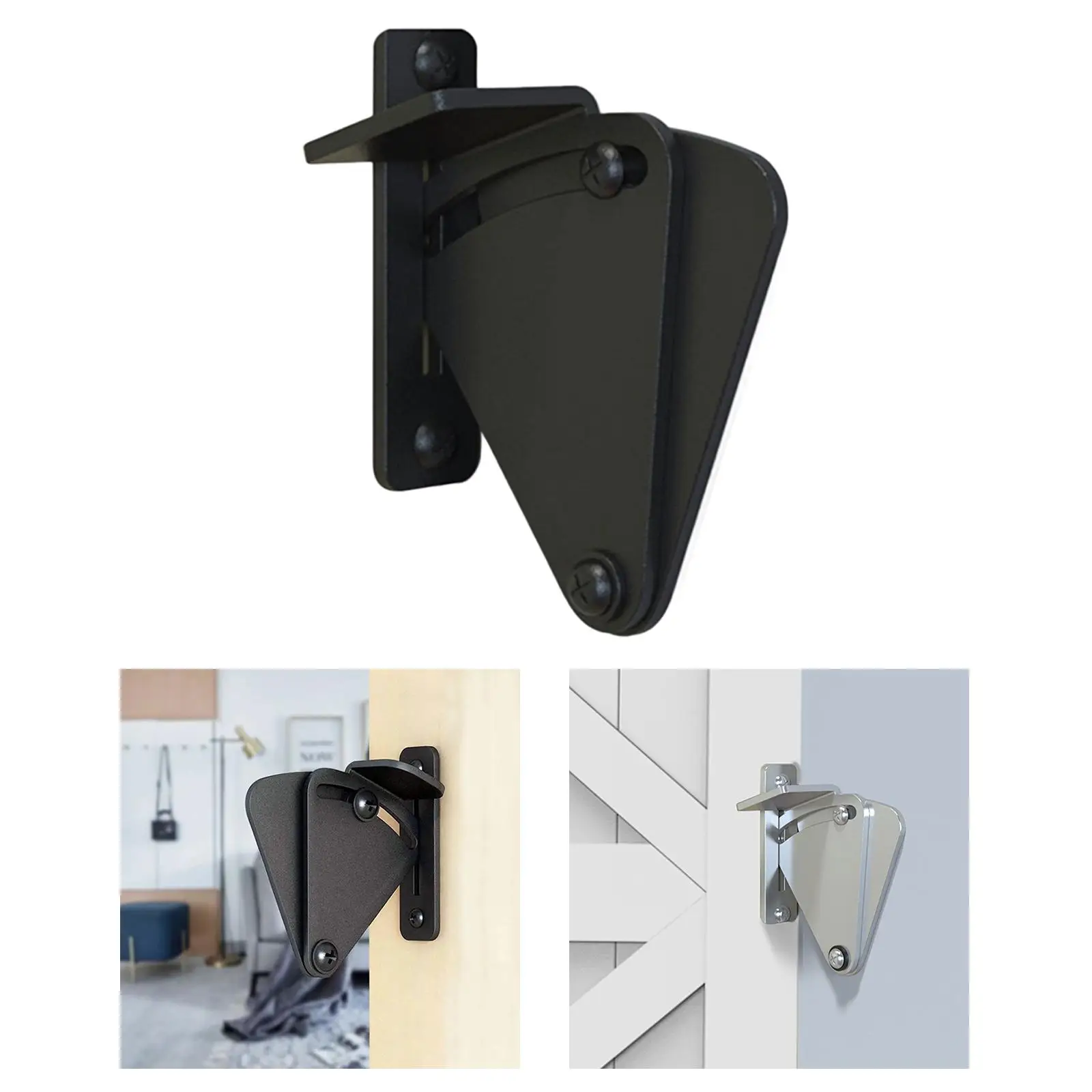 2x Portable Sliding Barn Door Lock Privacy Latch Door Buckle Furniture Hardware for Window Sliding Door