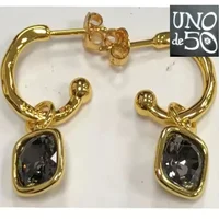 2024 Selling Exquisite High Quality UNO DE 50 Fashion Classic 925 Earrings Jewelry Romantic Holiday Gift 1