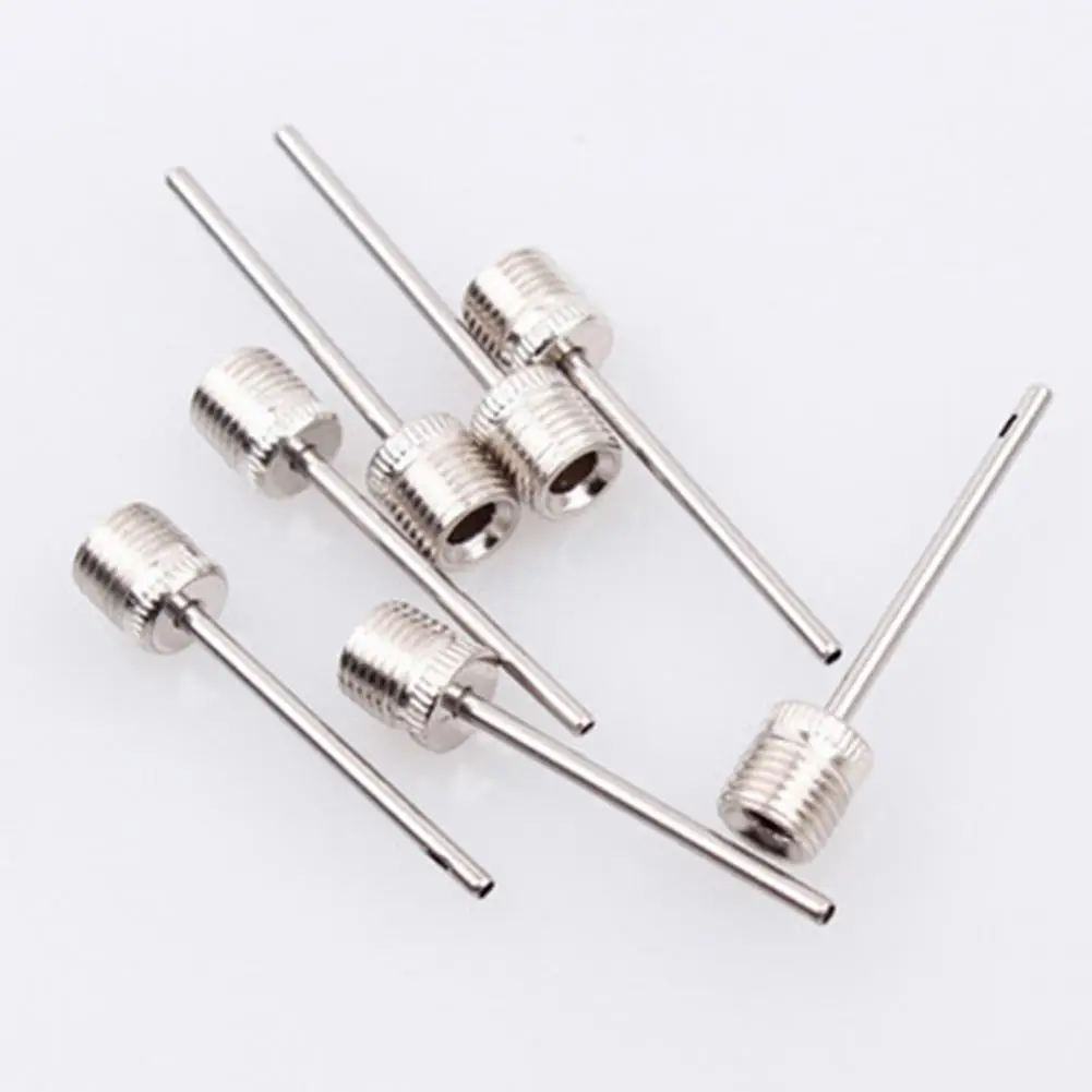 10Pcs Inflating Pins Standard Portable Anti-rust Compact Size Durable Convenient Metal Ball Air Pump Needles For Footballs ball inflating needle