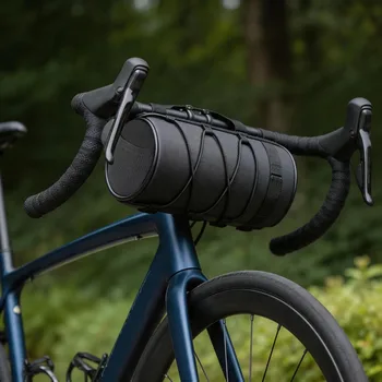 Borsa da Bicicletta Anteriore Portatile da Manubrio, Borsa a Tracolla Multifunzionale Grande Capacità 2.5L per MTB Bici da Strada, Borsa da Tubo per Ciclismo