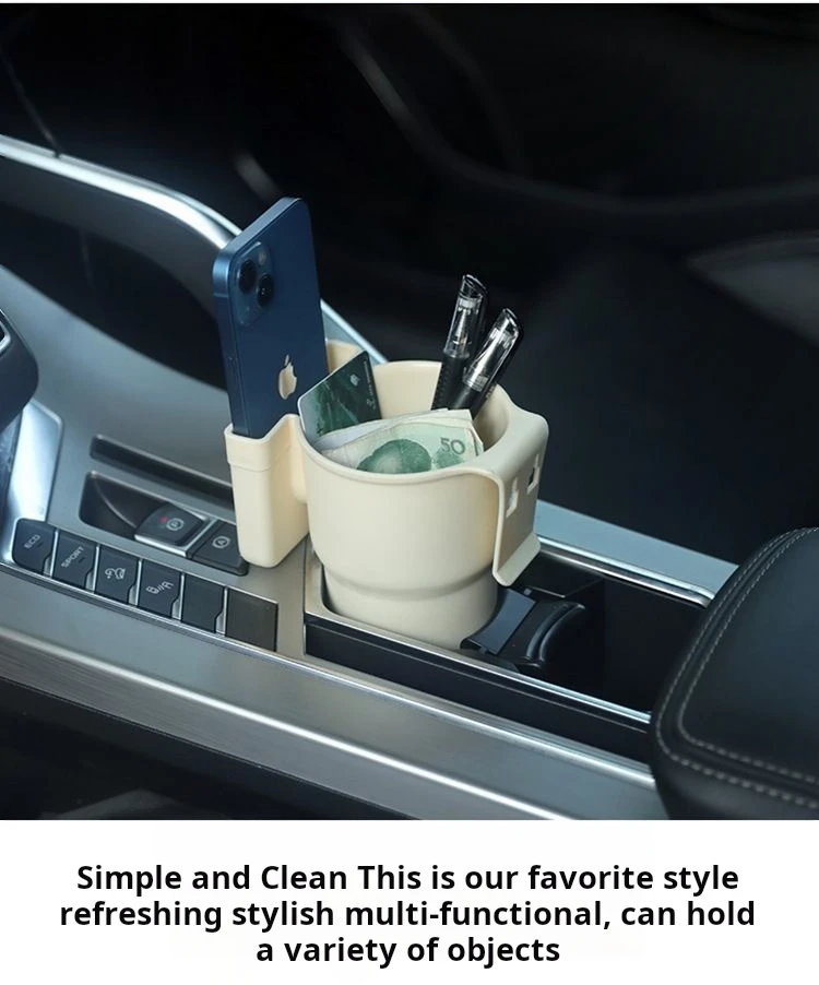 Auto wasser tasse halter Auto thermische wasser flasche festen sitz auto zu lagern auto steckdose tasse halter tür getränke rack auto teile – Detail 3