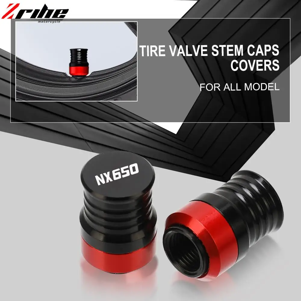 Moto Universal Wheel Tire Valve Stem Caps Coperture Ermetiche Per Honda Nx650 Dominator Nx650 Nx 650 1988 - 1996 1993 1994