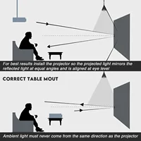 100 110 120 130 133 Inch Portable Projector Screen Optical Anti-light Curtain Reflective Foldable Home Movie 4K Projection Cloth - Image 4